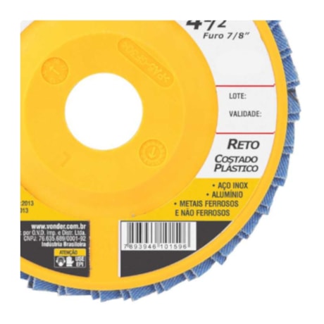 Disco Flap Reto 4.1/2