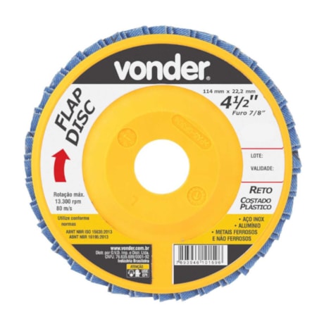 Disco Flap Reto 4.1/2