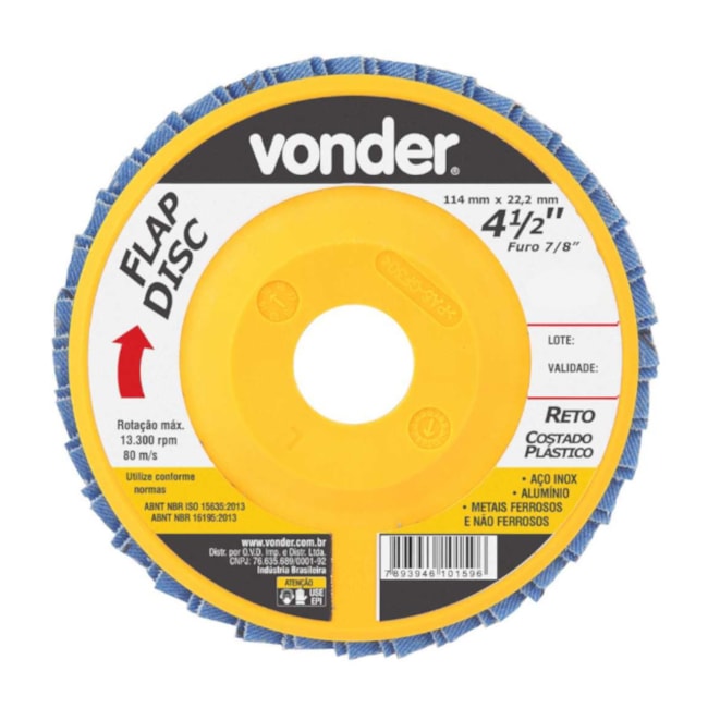 Disco Flap Reto 4.1/2