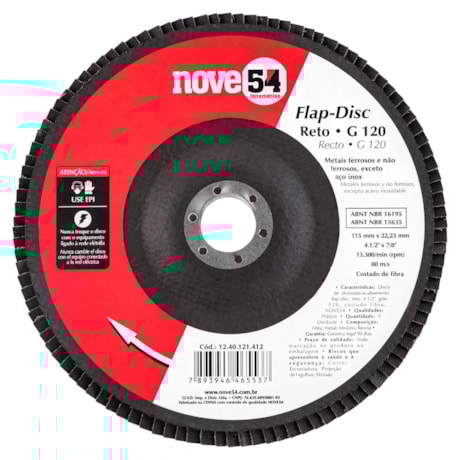 Disco Flap Reto 4.1/2