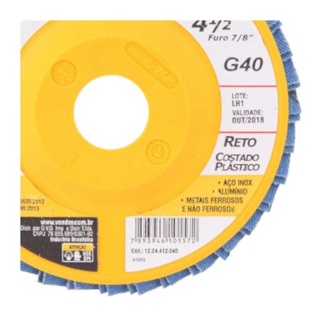 Disco Flap Reto 4.1/2