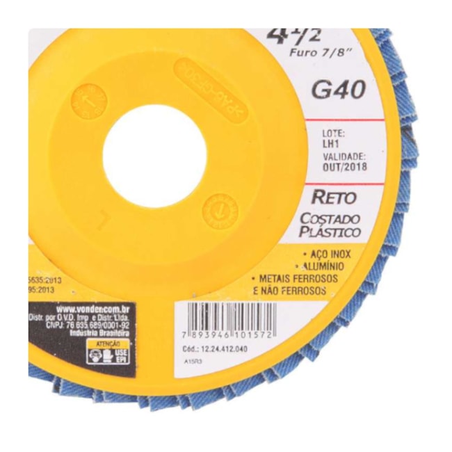 Disco Flap Reto 4.1/2