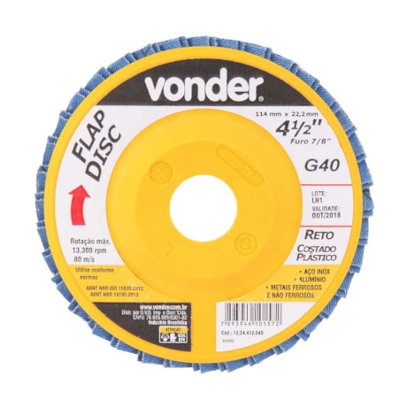 Disco Flap Reto 4.1/2