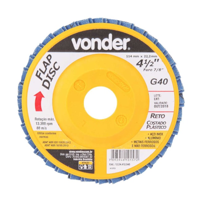 Disco Flap Reto 4.1/2