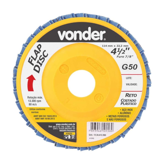 Disco Flap Reto 4.1/2