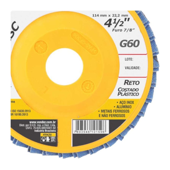 Disco Flap Reto 4.1/2