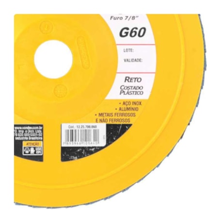 Disco Flap Reto 7'' Grão 60 1225700060 VONDER-80a96d41-29a5-4be5-9a1a-abff9c85a5c7