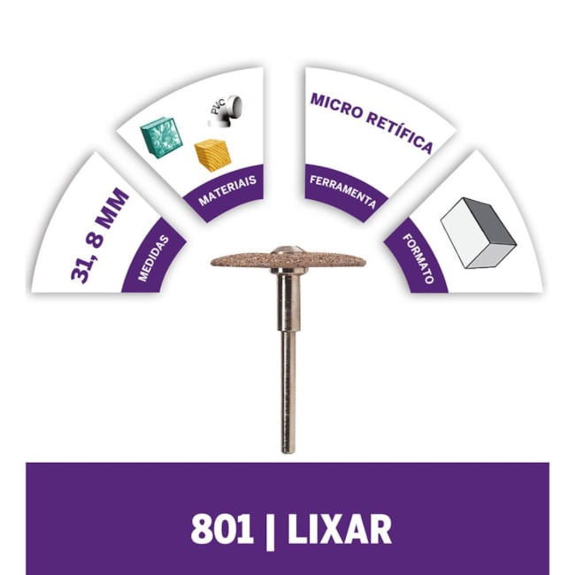 Disco Lixa Carboneto 31.8mm para Micro Retífica 26150801AA DREMEL-4166d373-441f-4a7a-8344-0a2d2d4c204b