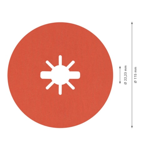 Disco Lixa Inox 4.1/2