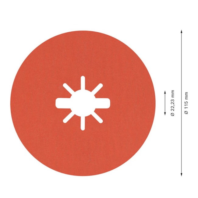 Disco Lixa Inox 4.1/2