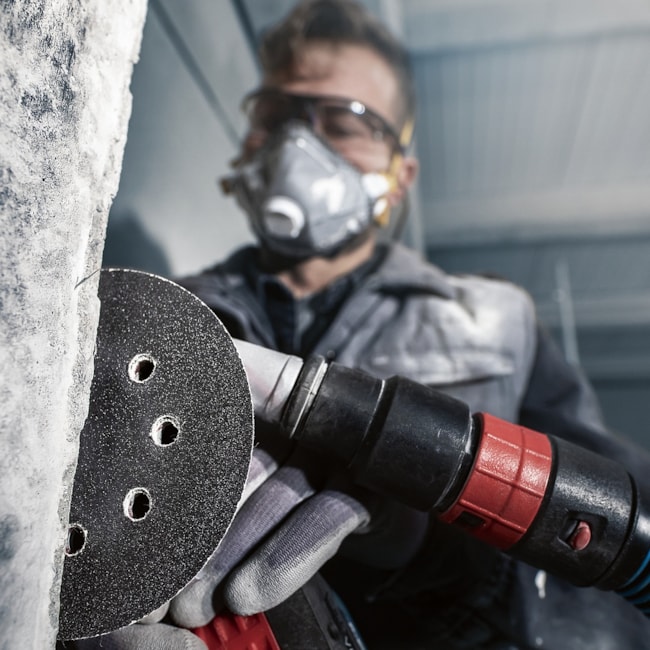 Discos de Lixa BOSCH PRO F355 para Concreto 6