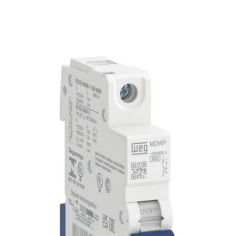 Disjuntor 1 Polo 40A 400V 3KA MDWP-C40 WEG-707d69fd-3dac-45bf-b288-14b760a2c4b3