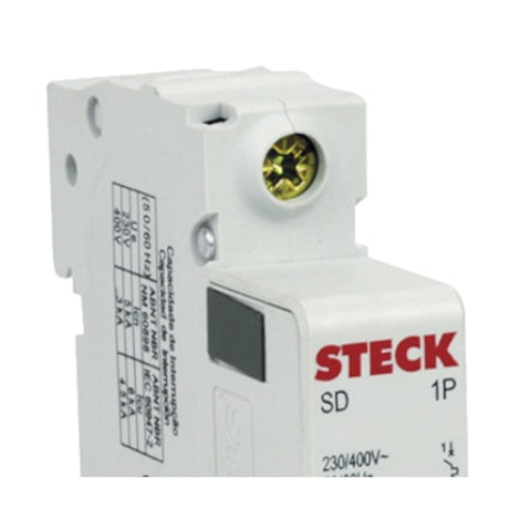 Disjuntor 1P 6A C 3kA DIN Curva C com Alavanca Articulada SDD61C06 STECK-9fc4f974-8dcc-420f-a65c-f17aca46afe1