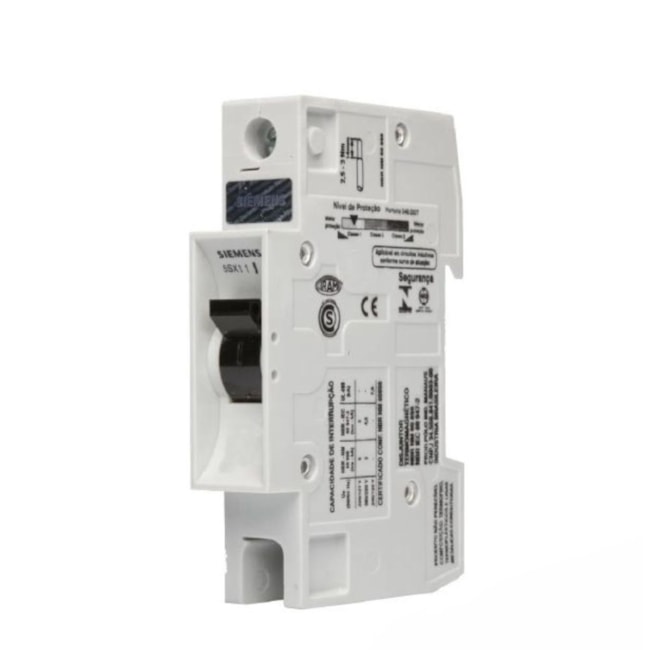 Disjuntor 1P Din 25A C4 4.5KA 5SX11257 SIEMENS-39301872-da28-4f69-bd1c-c78e99178e56