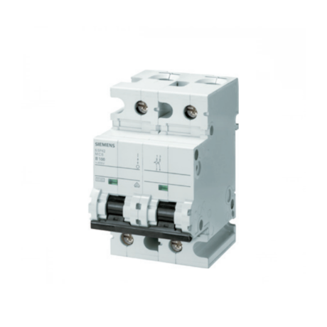 Disjuntor 2 Polos 100A 440V Curva C 10KA 5SP42917 SIEMENS