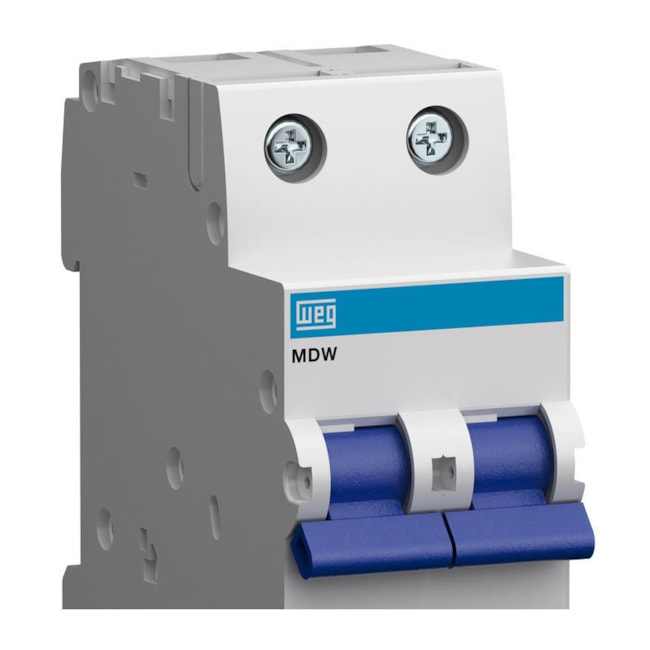 Disjuntor 2P 10A DIN Curva B 5KA MDW-B10-2 WEG-02092aea-b148-489f-b26b-79a0fea6f035