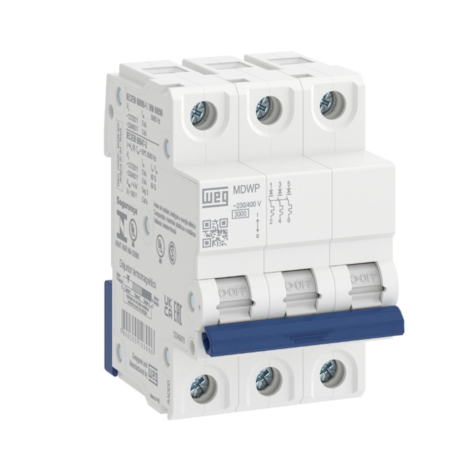 Disjuntor 3 Polos 4A 400V 3KA MDWP-C4-3 WEG-bc78dd5e-1d4d-4468-9f98-89c700754b13