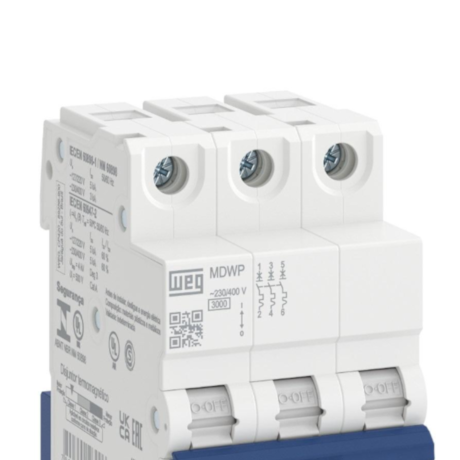 Disjuntor 3 Polos 6A 400V 3KA MDWP-C6-3 WEG-5956fec2-4469-4f21-b8b9-01ff53feef53