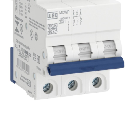 Disjuntor 3 Polos 6A 400V 3KA MDWP-C6-3 WEG-b221d4eb-e83e-4ab3-864f-f933d70aa186