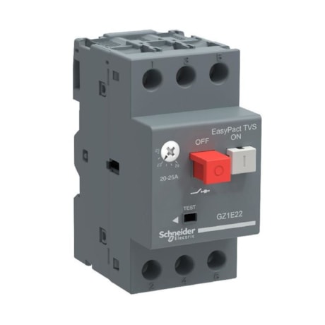 Disjuntor 3P 1.6- 2.5A Motor Termomagnético com Botão Impulsão Tesys GZ1E07 SCHNEIDER-7899b070-b5ae-42ee-89ff-45ca348b8bef