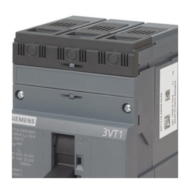 Disjuntor 3P 100A 25kA Caixa Moldada com Alavanca Articulada 3VT1710-2DC36-0AA0 SIEMENS-28c6f40f-4501-439b-9dbf-5cf3fdfebf0f