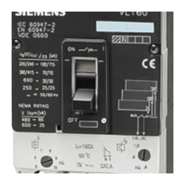 Disjuntor 3P 160A 70kA Caixa Moldada com Alavanca Articulada 3VL2716-2DC33-0AA0 SIEMENS-5558ce15-cdfe-40e5-aea1-21e4a78d1c36