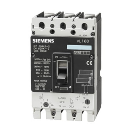 Disjuntor 3P 160A 70kA Caixa Moldada com Alavanca Articulada 3VL2716-2DC33-0AA0 SIEMENS-ee2541b3-863a-474d-b20f-d182b5e12775