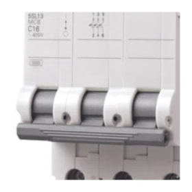 Disjuntor 3P 16A 3kA DIN Curva C com Alavanca Articulada 5SL1 316-7MB SIEMENS