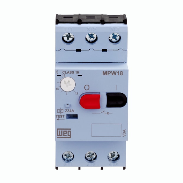 Weg 12500994 MPW12-3-D025S Interruttore automatico di protezione del motore, regolabile 2,5 A 1 pz