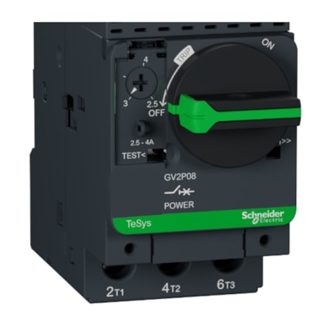 Disjuntor 3P 2.5-4A Motor Termomagnetico com Manípulo 100KA 415V GV2P08 SCHNEIDER-873fe5f9-f2c7-4e75-a350-60c563874a24