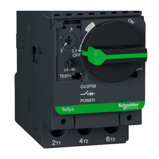 Disjuntor 3P 2.5-4A Motor Termomagnetico com Manípulo 100KA 415V GV2P08 SCHNEIDER-cf9fdc06-df61-48a5-93e0-3540c12e3924