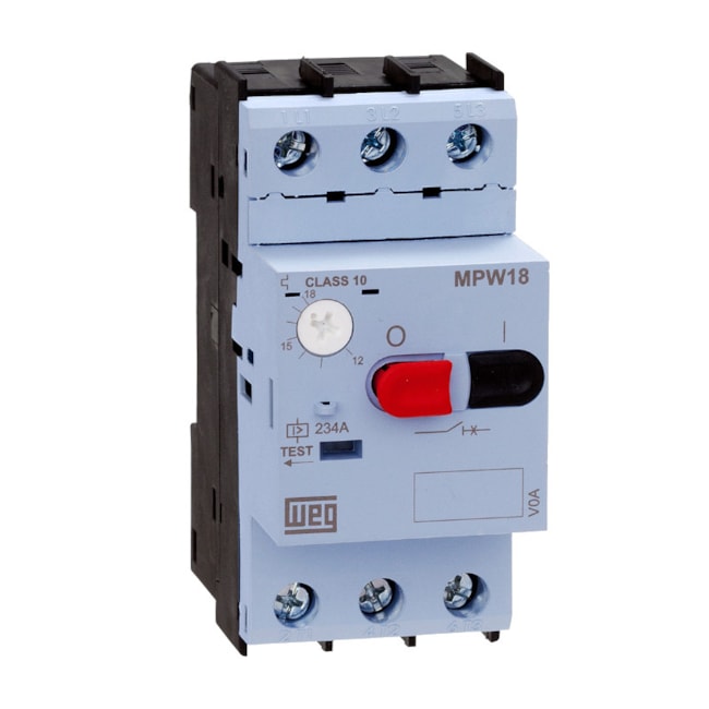 Disjuntor 3P 2.5A Motor Termomagnético com Botão Impulsão MPW18-3-D025 WEG-0122a041-1b0b-4bf4-83d5-2df3a897b429