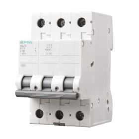 Disjuntor 3P 2A 3kA DIN Curva C com Alavanca Articulada 5SL1 302-7MB SIEMENS
