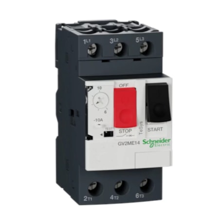 Disjuntor 3P 4 - 6.3A Motor Termomagnético com Botão Impulsão Tesys GV2ME10 SCHNEIDER-74749c13-1b66-4724-8254-0ccadce0bb9d