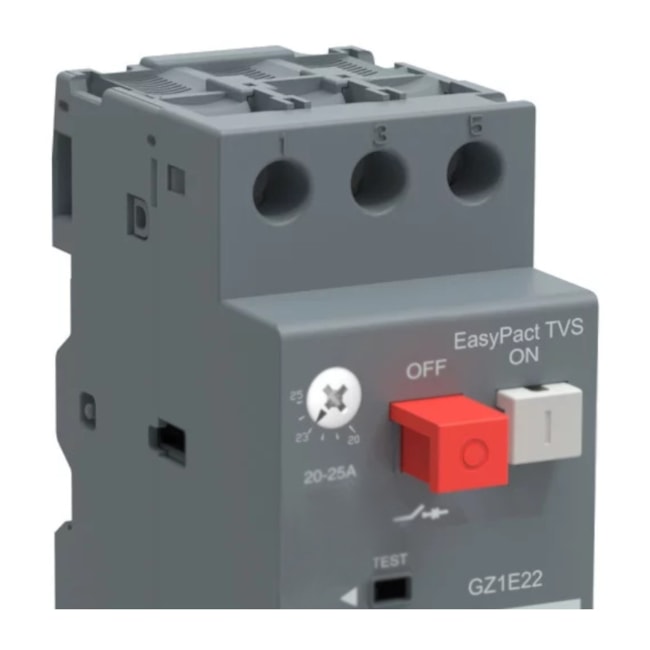 Disjuntor 3P 4 - 6A Motor Termomagnético com Botão Impulsão Tesys GZ1E10 SCHNEIDER-9a9ec2d9-a32e-452f-9027-01f4afe8a686