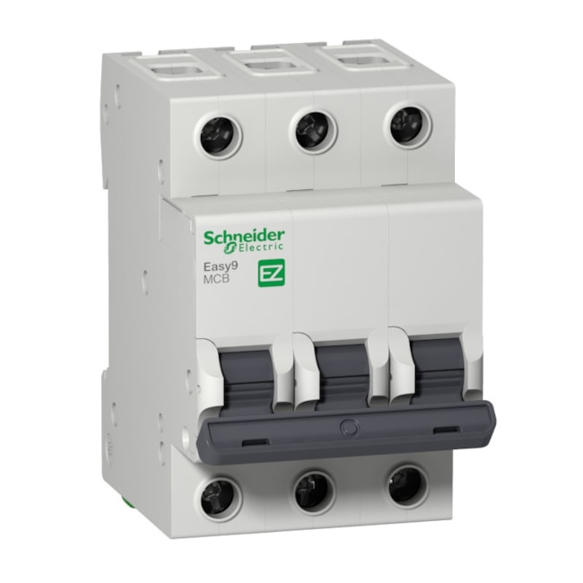 Disjuntor 3P 40A 5kA Termomagnético DIN Curva C com Alavanca Articulada  EASY9 EZ9F33340 SCHNEIDER-cca43828-85d3-487c-8d02-5ab8b2ad1368