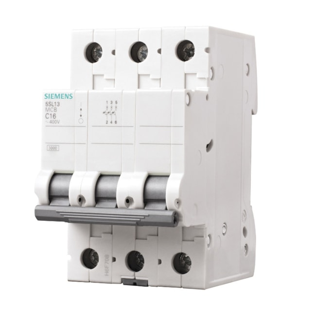 Disjuntor 3P 6A 3kA DIN Curva C com Alavanca Articulada 5SL1 306-7MB SIEMENS-7c027d0c-997d-4c22-badd-01353af592e4