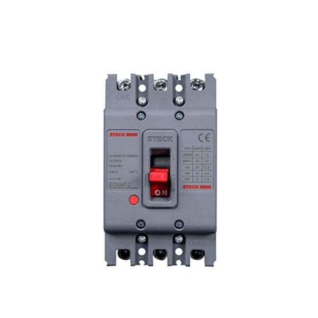 Disjuntor 3P Caixa Moldada 100A 30KA 220V SDJS100 STECK-8ca07938-4a06-4f92-81fd-acede1e953b0