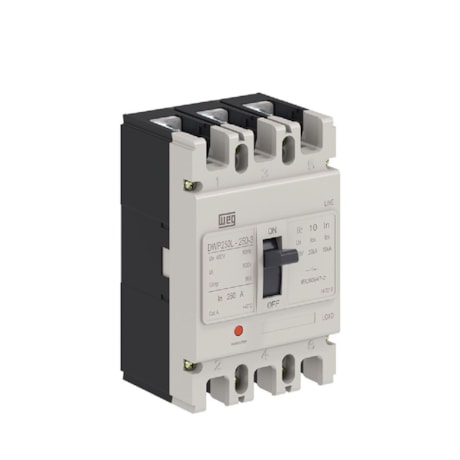 Disjuntor 3P Caixa Moldada 200A 20KA 380-400V DWP250L200-3 WEG-6f541dbd-ae32-4488-b67b-0fa9c39bb310