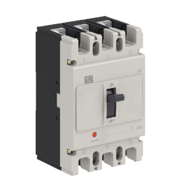 Disjuntor Tripolar Caixa Moldada com Alavanca 125A 20KA/380V DWP250L-125-3 WEG-41715602-7293-44e4-a758-19e11f267766
