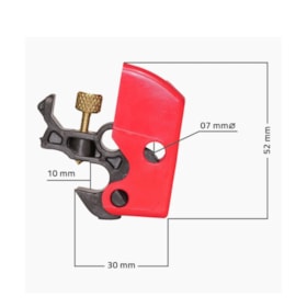 Dispositivo de Bloqueio Plástico Universal para Disjuntor DBUP TAGOUT
