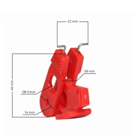 Dispositivo de Bloqueio Universal para Disjuntor DIN DBDD TAGOUT