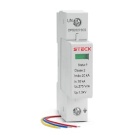 Dispositivo de Proteção de Surto 20KA 1P 275V com Cartucho e Sinal Remoto DPS20275CS STECK