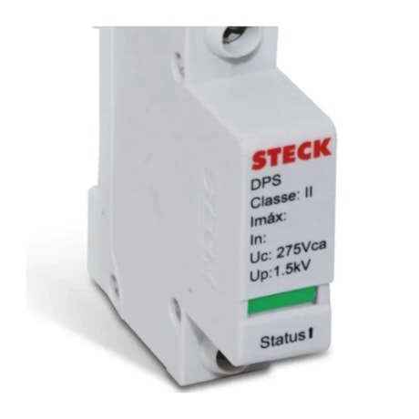Dispositivo de Proteção de Surto 40KA 1P 275V com Cartucho DPS40275C STECK-52f84e5d-9b18-4ffc-bbcb-08754bebfa00