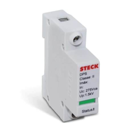Dispositivo de Proteção de Surto 40KA 1P 275V com Cartucho DPS40275C STECK-6c08a2b8-c2f2-41bd-ba0d-168237db63a1