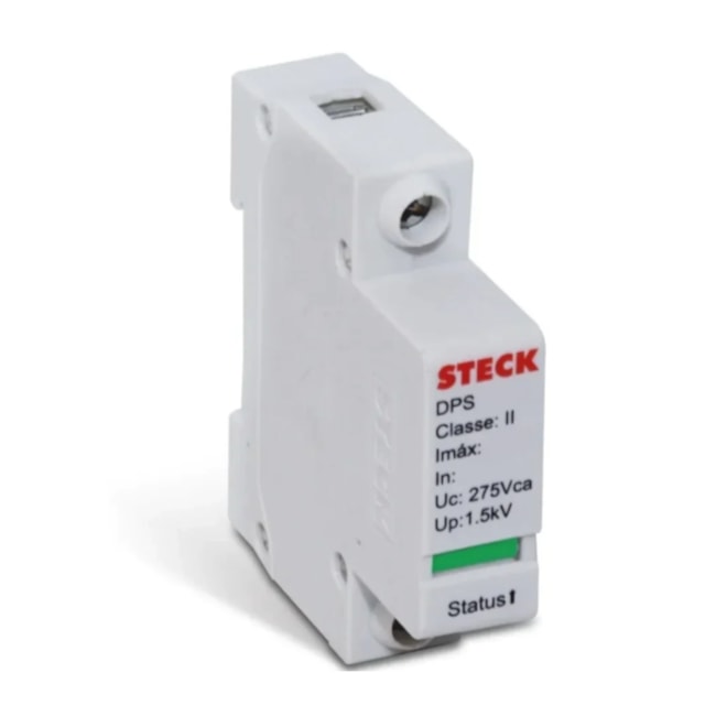 Dispositivo de Proteção de Surto 40KA 1P 275V com Cartucho DPS40275C STECK-232df894-a53f-41e2-bbb2-bd18560a0d31
