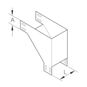Eletrocalha Curva Inversão Lisa 100x100mm Chapa n°20 PG 938806 CEMAR