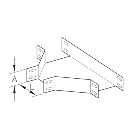 Eletrocalha Curva TE Horizontal 90° Liso 100x100mm Chapa n°20 PG 936823 CEMAR-6b814704-43d6-40b0-b389-477fd644cb86