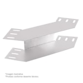 Eletrocalha Curva Vertical Externa 90° Descida Lisa 100x100mm Chapa n°20 PG 936923 CEMAR Eletrocalha Curva Vertical Externa 90° Descida Lisa 100x100mm Chapa n°20 PG 936923 CEMAR