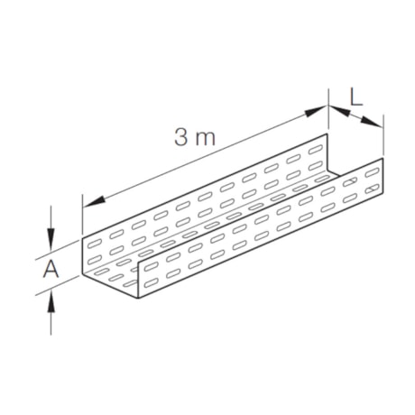 Eletrocalha Perfurada 150x100mm 3m Chapa n°20 GP 938909 CEMAR-13dea428-2d19-4dc7-acbf-bb8177074a12